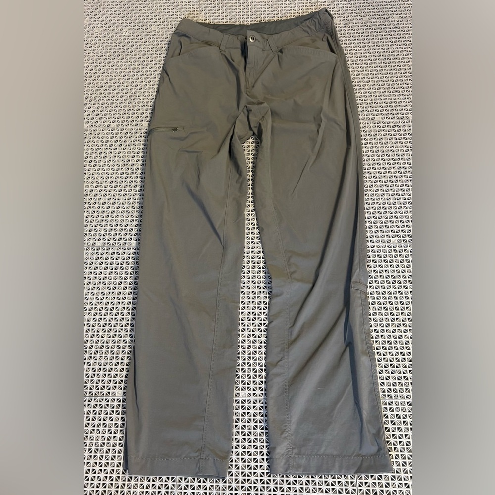 Patagonia Women’s Cargo Trail Hiking Walking Pants in Gray w/Drawstring
